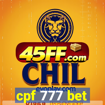 cpf 777 bet